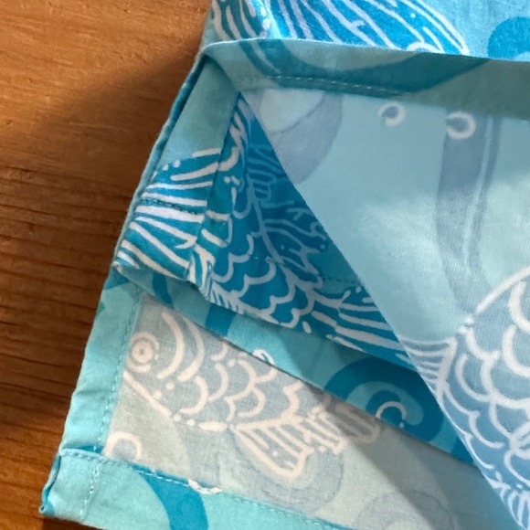 Lilly Pulitzer Blue Fish Print Mini Skirt - Picture 8 of 11